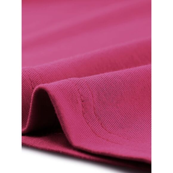 Plus Size Cami Tank V-Neck Lace Front Camisole Spaghetti Strap Tops Fuchsia - Picture 5 of 6